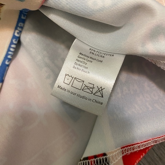 Wacky Wacko Condom Wrapper Print Mini Skirt Size L - Picture 6 of 6